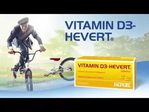Video VITAMIN D3 HEVERT tabletid, 100 tk kohta