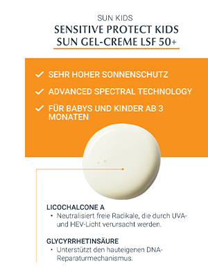 EUCERIN Sun Kids geelkreem LSF 50+, 200 ml