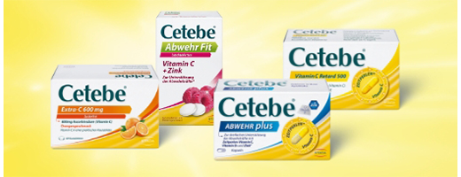 CETEBE C-vitamiini aeglase vabanemisega kapslid 500 mg, 30 tk