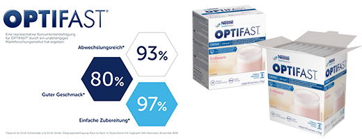 OPTIFAST Joogi maasikapulber, 8X55 g