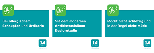 DESLORA-1A Pharma 5 mg õhukese polümeerikattega tabletid, 6 tk