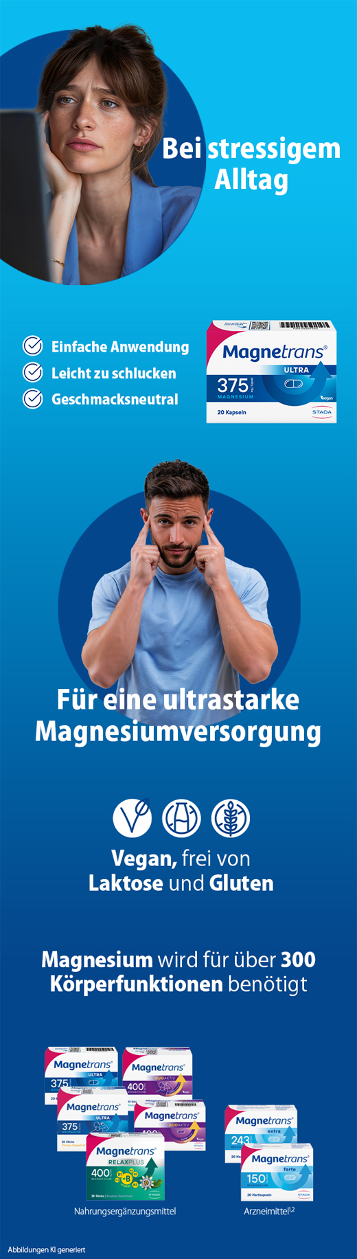 MAGNETRANS 375 mg ultrakapslid, 50 tk