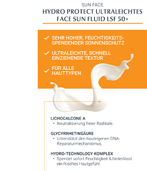 EUCERIN Sun Fluid Hydro Protect Face LSF 50+, 50 ml