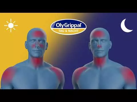 Video Olygrippal Day & Night 500 mg/60 mg tabletid (16 tk) kohta