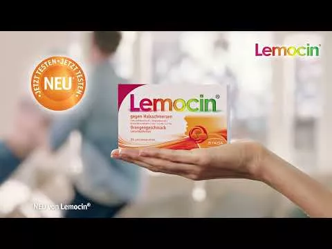 Video Lemocin® kurguvalu vastu, apelsinimaitseline, 24 tk kohta