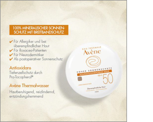 AVENE kompaktne päikesekreem SPF 50 kuld, 10 g