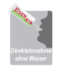 EISEN DIREKT pluss C-vitamiin + foolhape + B12 pulber, 60 tk