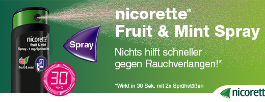 NICORETTE Fruit & Mint Spray 1 mg/spray NFC, 1 tk