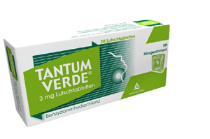 TANTUM VERDE 3 mg pastill piparmündi maitsega, 20 tk