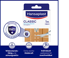 HANSAPLAST Klassikaline kips 8cm x1 m, 1 tk