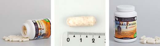 L-CARNITIN 500 kapslit, 100 tk