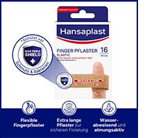 HANSAPLAST Elastsed sõrmeliistud, 16 tk