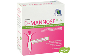 D-MANNOSE PLUS 2000 mg Tabl.w.Vit.u.Mineralstof., 60 tk