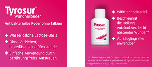 TYROSUR Haavaparanduspulber, 20 g