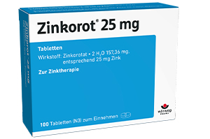 ZINKOROT 25 mg tabletid, 50 tk