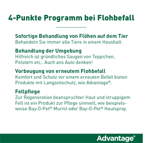 ADVANTAGE 40 Lahus kuni 4 kg kaaluvatele koertele, 4 tk