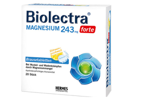BIOLECTRA Magneesium 243 mg forte Lemon Br. tbl, 20 tk