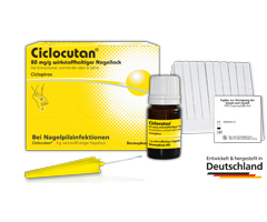 CICLOCUTAN 80 mg/g toimeaine küünelakk, 3 g