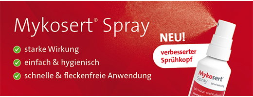 MYKOSERT Sprei naha ja jalaseente vastu, 2X30 ml