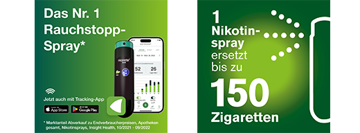 NICORETTE Mint Spray 1 mg/spray puff NFC, 1 tk