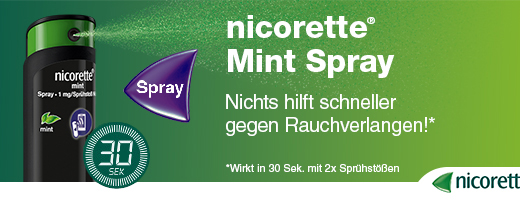 NICORETTE Mint Spray 1 mg/spray puff NFC, 1 tk