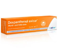 DEXPANTHENOL axicur haava- ja paranemiskreem 50 mg/g, 20 g