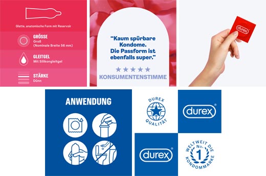 DUREX Tundlikud hõõgkangast kondoomid, 40 tk