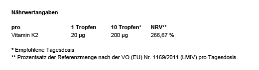 VITAMIN K2 MK7 tilgad kõrgelt doseeritud vegan, 50 ml