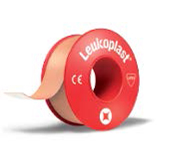 LEUKOPLAST 2,5 cmx5 m, 12 tk