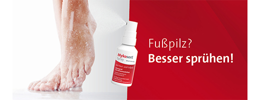 MYKOSERT Sprei naha ja jalaseente vastu, 2X30 ml