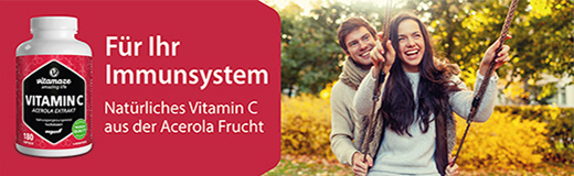VITAMIN C 160 mg acerola ekstrakti puhtad vegan kapslid, 180 tk