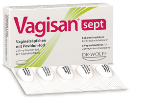 VAGISAN sept vaginaalsuposiidid povidoon-joodiga, 5 tk