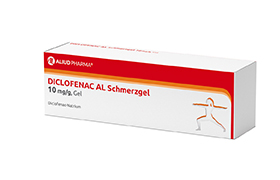 DICLOFENAC AL Valugeel 10 mg/g, 100 g