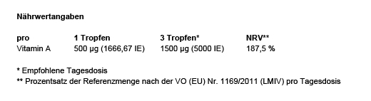 VITAMIN 500 µg suures annuses vegantropid, 50 ml