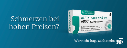 ACETYLSALICYLSÄURE ADGC 500 mg tabletid, 30 tk