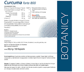 CURCUMA FORTE 800 koos NovaSol Curcumin kapslitega, 30 tk