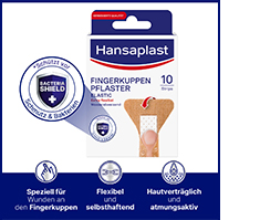HANSAPLAST Elastsed sõrmeotsa kipsiribad, 10 tk