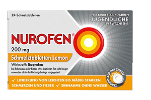 NUROFEN 200 mg sidruni sulatamistabletid, 24 tk