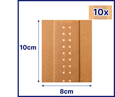 HANSAPLAST Klassikaline kips 8cm x1 m, 1 tk