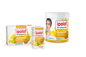 IPALAT Kurgupastillid, mahe mesi ilma mentoolita, suhkruvaba, 120 tk