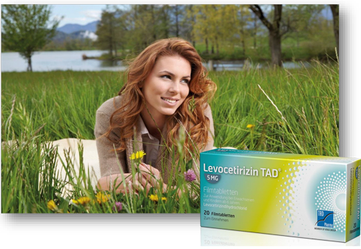 LEVOCETIRIZIN TAD 5 mg õhukese polümeerikattega tabletid, 100 tk