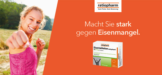 EISENTABLETTEN-ratiopharm N 50 mg õhukese polümeerikattega tabletid, 50 tk