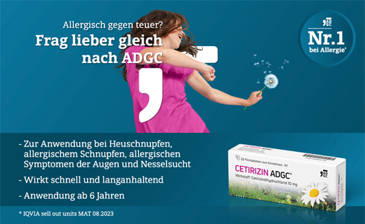 CETIRIZIN ADGC Õhukese polümeerikattega tabletid, 20 tk