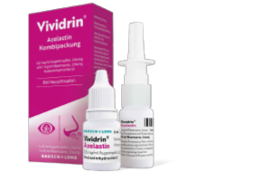 VIVIDRIN Azelastine combip. 0,5mg/ml ATR+1mg/ml NAS, 1 P