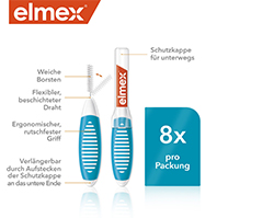 ELMEX Interdentaalharjad ISO suurus 3 0,6 mm sinine, 8 tk