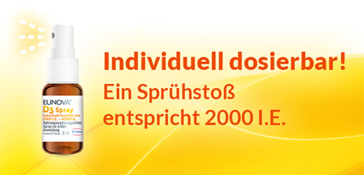 EUNOVA D3-vitamiini sprei, 8 ml