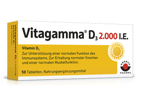 VITAGAMMA D3 2,000 I.U. vitamiin D3 NEM tabletid, 200 tk