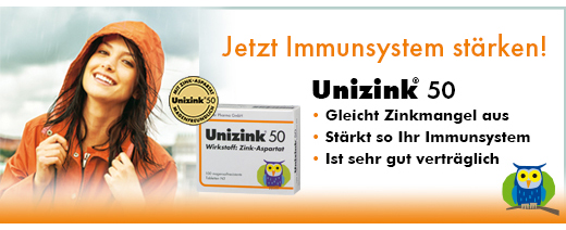 UNIZINK 50 enteroidiga kaetud tabletti, 10X100 tk
