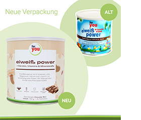FOR YOU protein power šokolaadipulber, 750 g