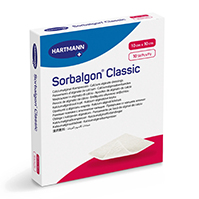 SORBALGON Klassiline 10x10 cm kaltsiumalginaatkompress, 10 tk